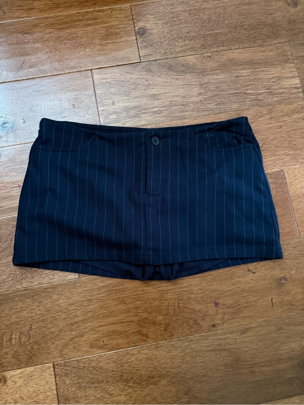 Brandy Melville Pinstripe Mini Skirt NWT